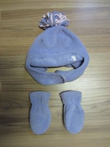 BABY GIRLS TUQUES, HAT & MITTENS - $1.50 EACH SET
