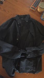 BLACK DRESS SHIRT