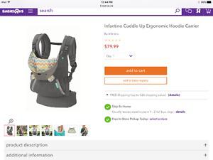 Baby carrier $40