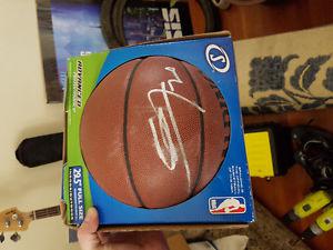 Basketball autographed by Manu Ginobili