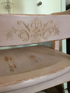 Beautiful refinished bankers chair shabby chic