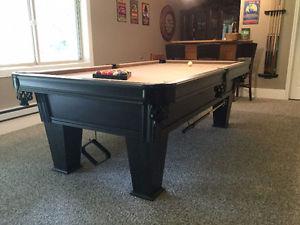 Billiards/ Pool table, lighting and accessories