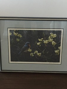 Bluebird and Blossoms