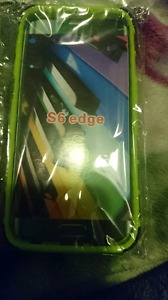 Brand new Lime green s6 edge phone case