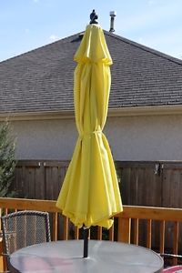 Bright Yellow Umbrella for Patio - $50 - LN