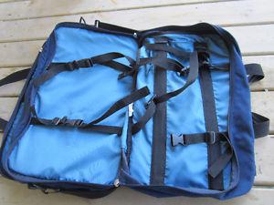 Carry-on bag/backpack: 20"w x 13"h x 9"d- ditch the checked