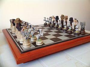 Chess game and board