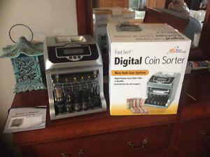 Coin counter sorter machine