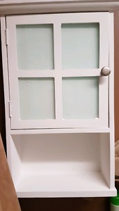 Cute fashionable white cabinet