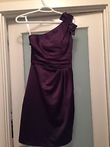 Dark Purple Bridesmaid Dress