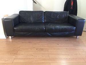 EQ3 Leather Couch