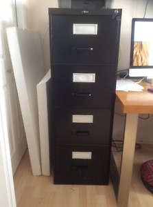 Four drawer legal size file cabinet