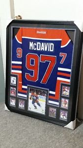 Framed & Signed Connor McDavid Jersey