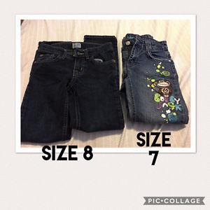 Girls Size 7 & 8 Jeans