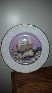 Janice Thompson's Cats Plate