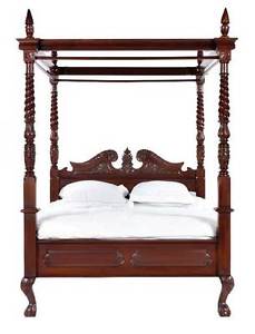 King size canopy bed with matress