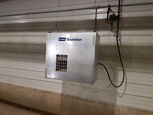 L.P. space heaters  btu.