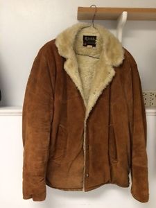 Leather Suede Fur lined Jacket