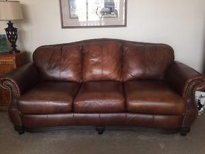 Leather sofas