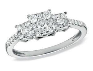 Like New diamond ring Size 5.5