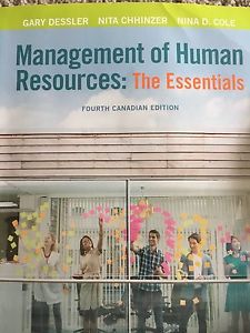 Management of Human Resources: The Essentials