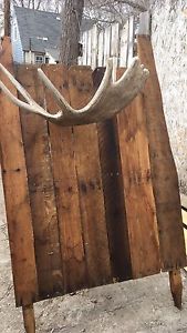Moose antler sandwich board