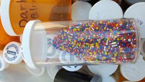 Multi color seed beads