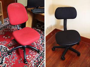 Office Chairs, Black & Red (2)