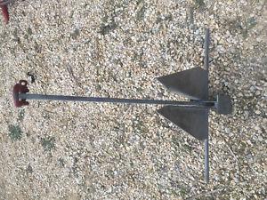 One 30" Danforth boat anchor