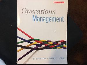 Operations Management 5th ed. Textbook