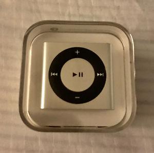 Silver iPod Shuffle