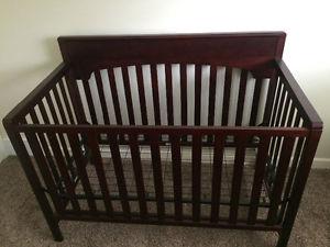 Solid Wood Crib - As New Condition