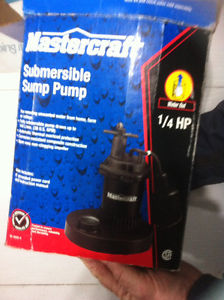 Submerable sump pump new never used