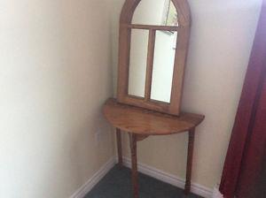 Table/mirror combo