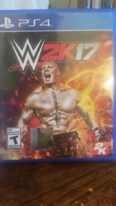 WWE 2K17 for PS4. 50 bucks