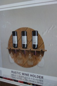 Wooden wine rack / holder