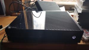 Xbox one 500gb 6 games and headset