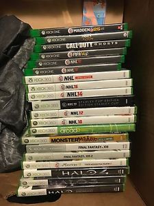 Xbox one and 360 games