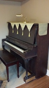 antique piano