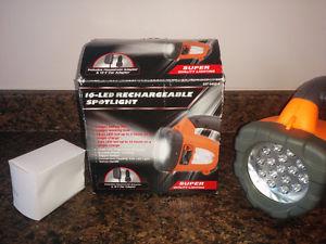 16 LED Rechargeable Spotlight - NEW, never used.