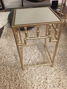 Beautiful gold side table