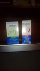 Benzagel acne cream and Benzagel acne face wash