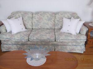 Couch and chair plus two wingback chairs