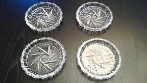 Crystal Coasters set of 4 (price reduced)