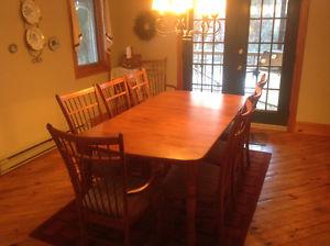 Dining Room Table and China Cabinet