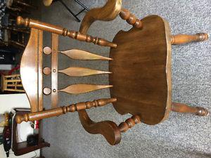 Dining table, 5 chairs, buffet