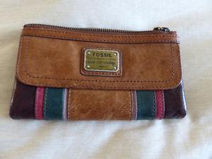 Fossil Leather wallet.