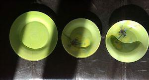 Green dishes