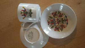Johnson Bros ironstone cups and saucers