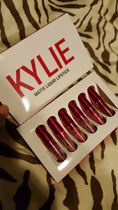 Kylie valentines day lipkit & kylie holiday edition.